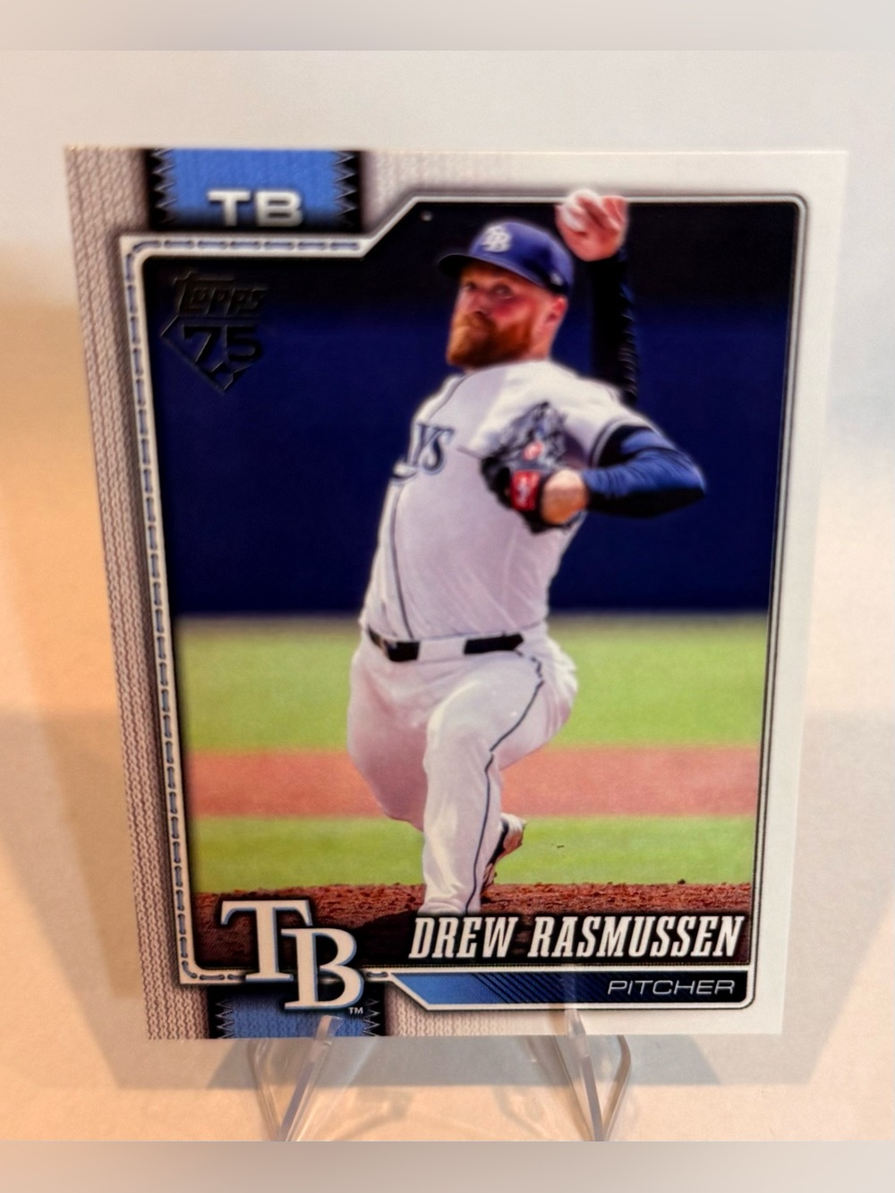 2026 Topps 75 Series -1 #64 Drew Rasmussen Tampa Bay Rays Pitcher